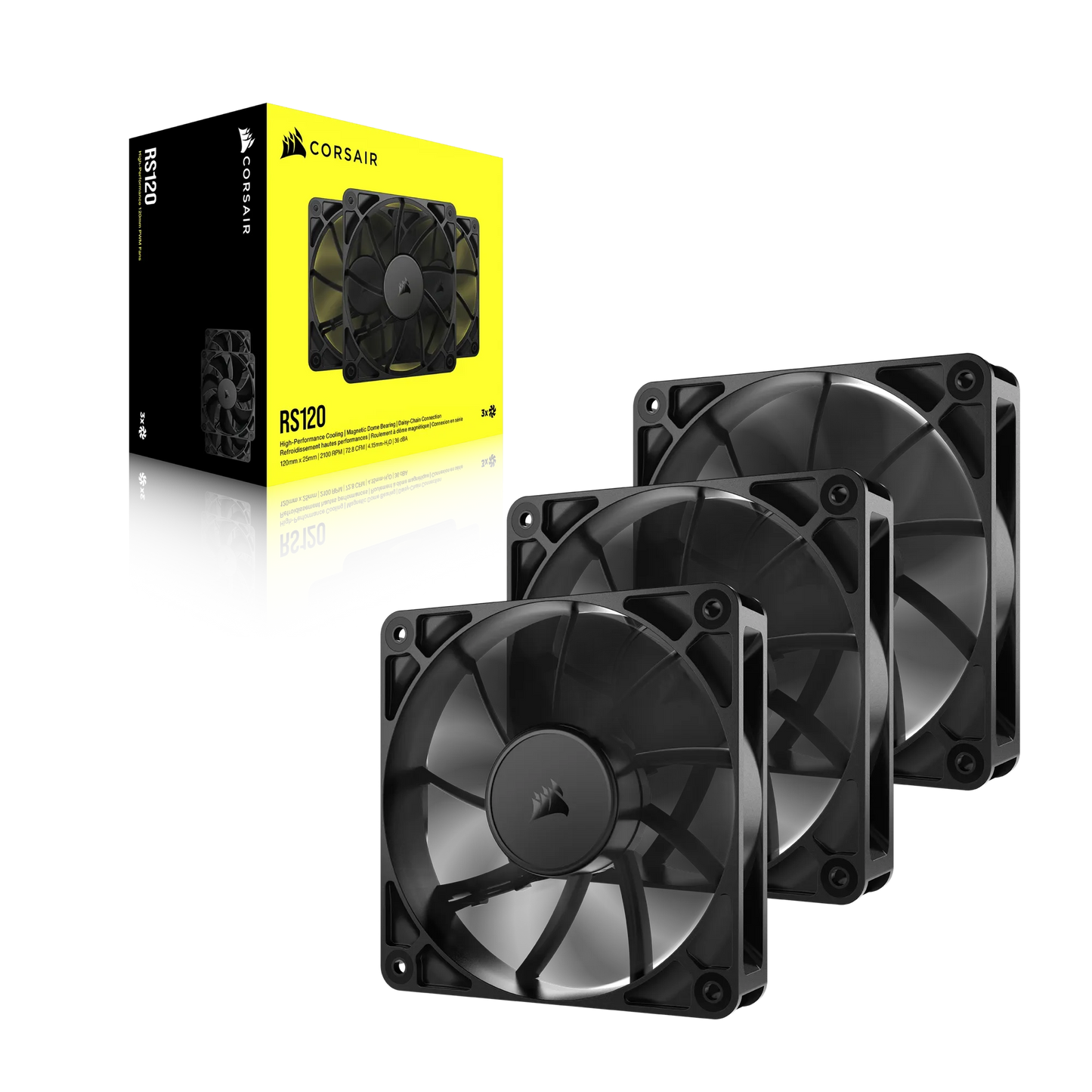 Corsair RS120 120MM PWM Fans Triple Pack