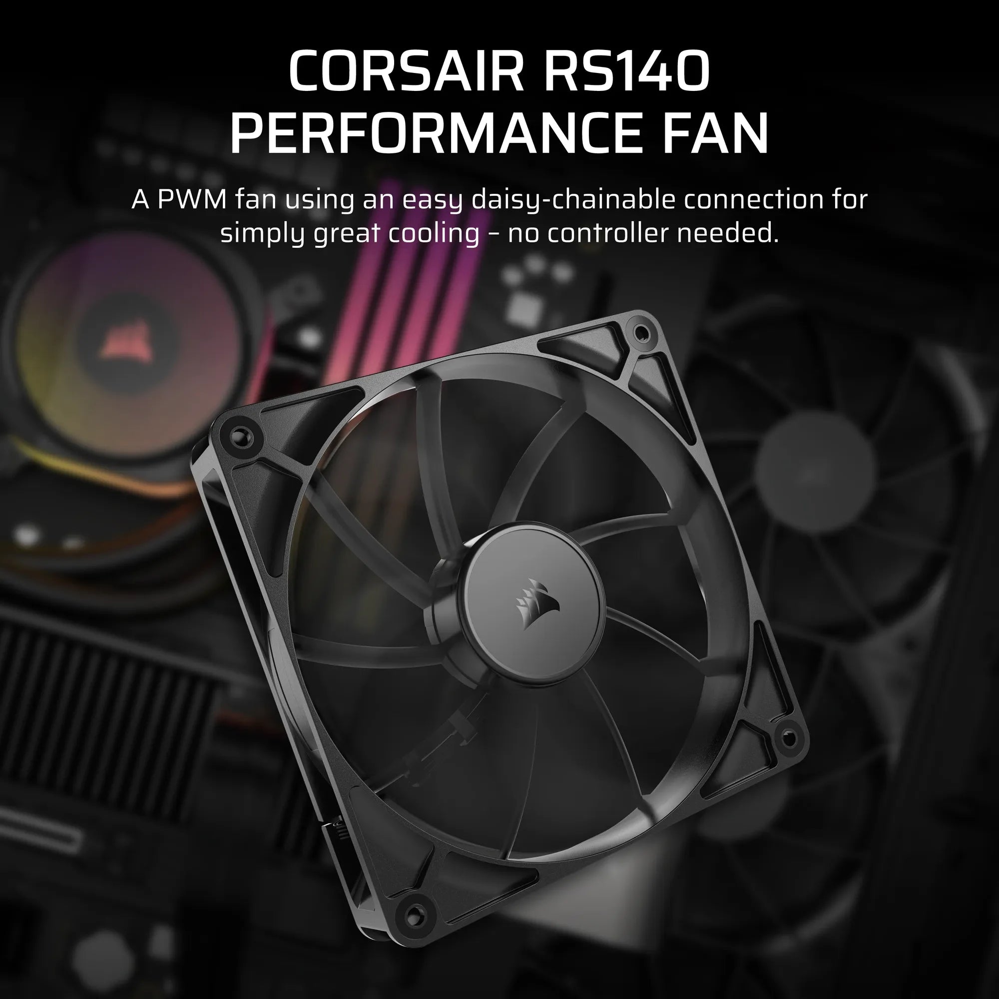 Corsair RS140 140MM PWM Fan image 3