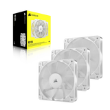 Corsair RS120 120MM PWM Fans Triple Pack – White