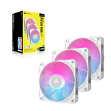 Corsair Rx RGB Series; Icue Link RX120 RGB White; 120MM Fan; Triple Pack image 2