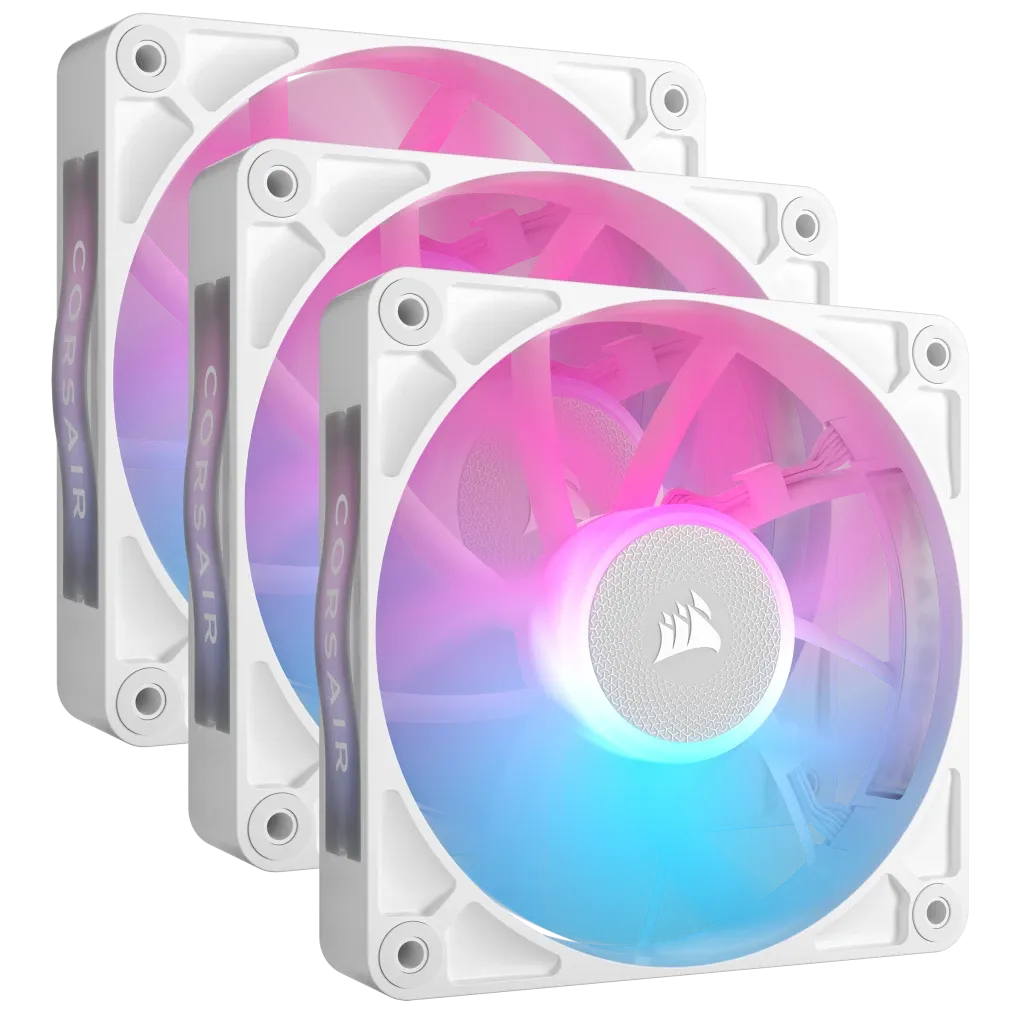 Corsair Rx RGB Series; Icue Link RX120 RGB White; 120MM Fan; Triple Pack image 5
