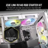 Corsair Rx Series; Icue Link RX140; 140MM Fan; Dual Pack White. image 2