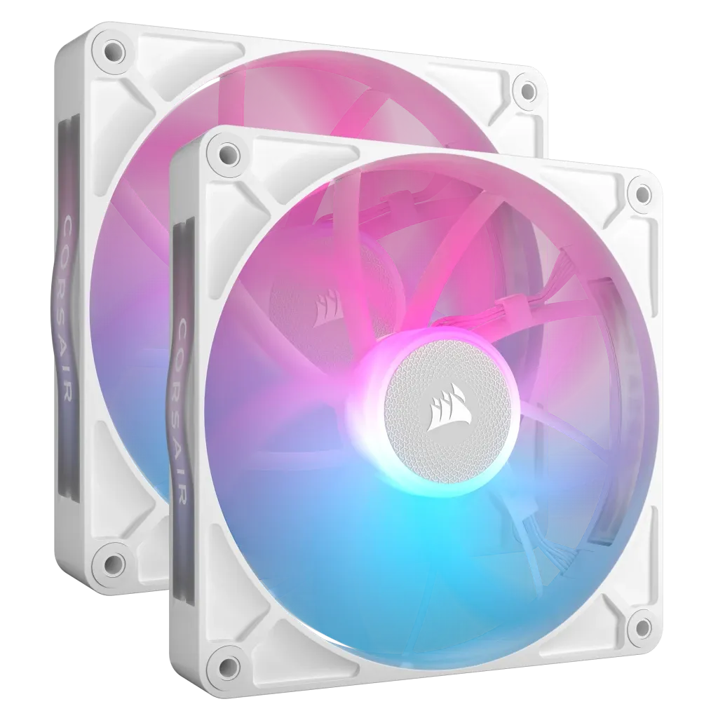 Corsair Rx Series; Icue Link RX140; 140MM Fan; Dual Pack White. image 3