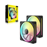 Corsair Lx RGB Series; Icue Link LX140 RGB; 140MM Fan; Dual Pack; Icue Link System Hub Included image 2