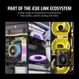 Corsair Lx-R RGB Series; Icue Link LX120-R RGB White; 120MM RGB Fan; Single Fan.