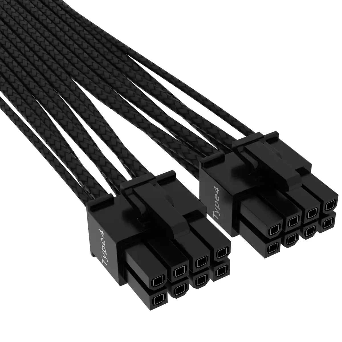 Corsair Premium Individually Sleeved 12+4PIN PCIE Gen 5 12V-2X6 600W Cable; Type 4; Black.