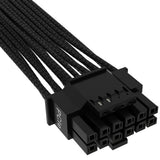 Corsair Premium Individually Sleeved 12+4PIN PCIE Gen 5 12V-2X6 600W Cable; Type 4; Black. image 3
