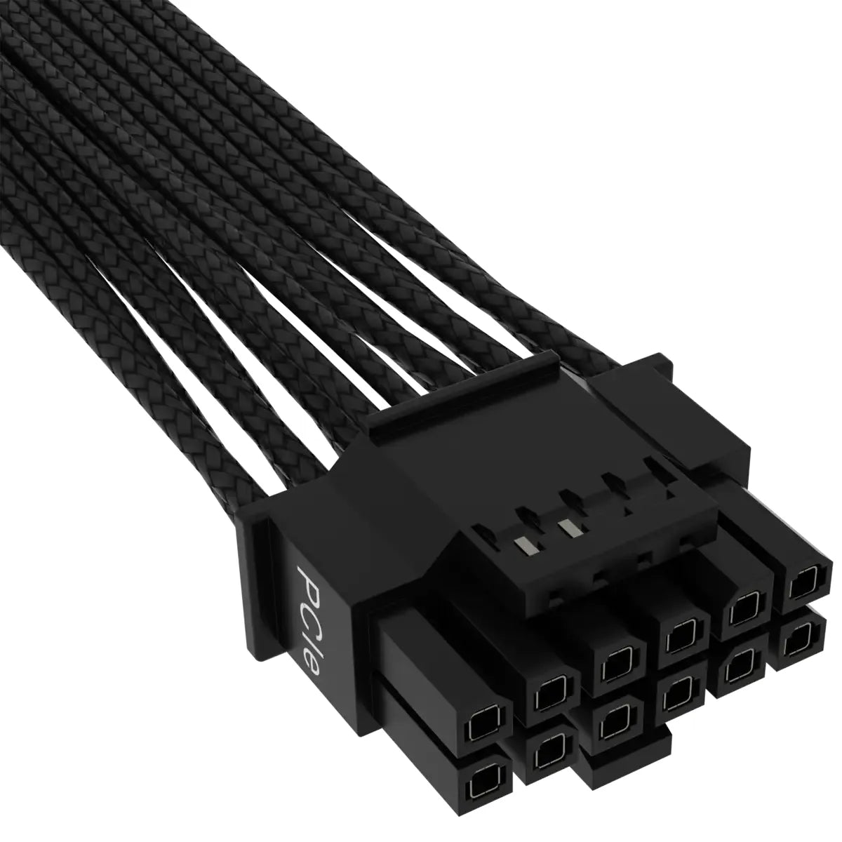 Corsair Premium Individually Sleeved 12+4PIN PCIE Gen 5 12V-2X6 600W Cable; Type 4; Black. image 3