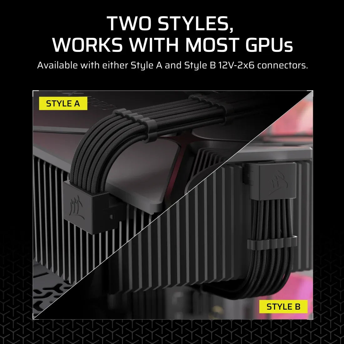 Corsair Type 5 PSU 90° 12V-2X6 Style A Cable image 4