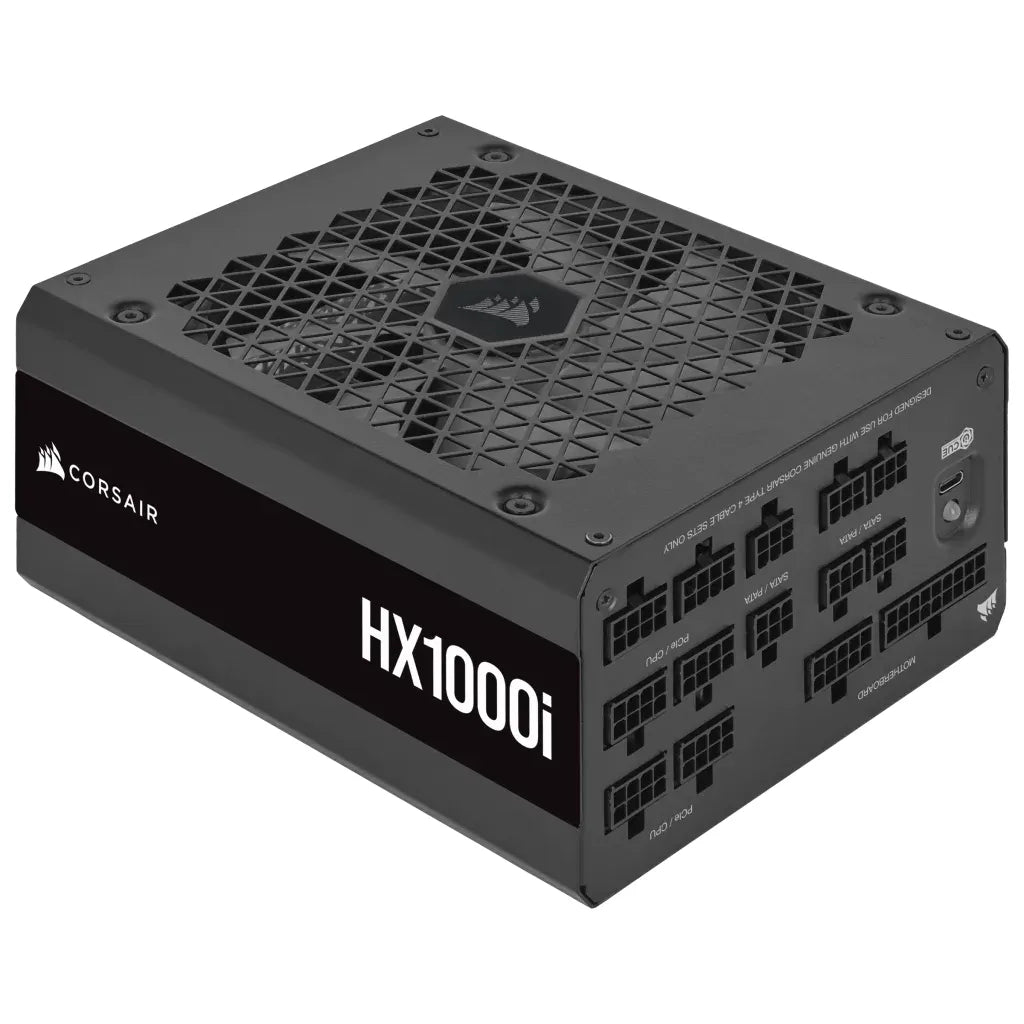 Corsair HX1000I — 1000 Watt 80 Plus® Platinum; 10YR WARRANTY;ATX(1);EPS (3);PCI-E (4);4-PIN Peripheral (8);SATA (8);12VHPWR (1) image 2