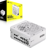 Corsair RM1000X Shift White —1000 Watt 80 Plus GOLD;10YR Warranty. ATX (1); EPS (2);PCI-E (4);12VHPWR (1);PATA (8);SATA (12)