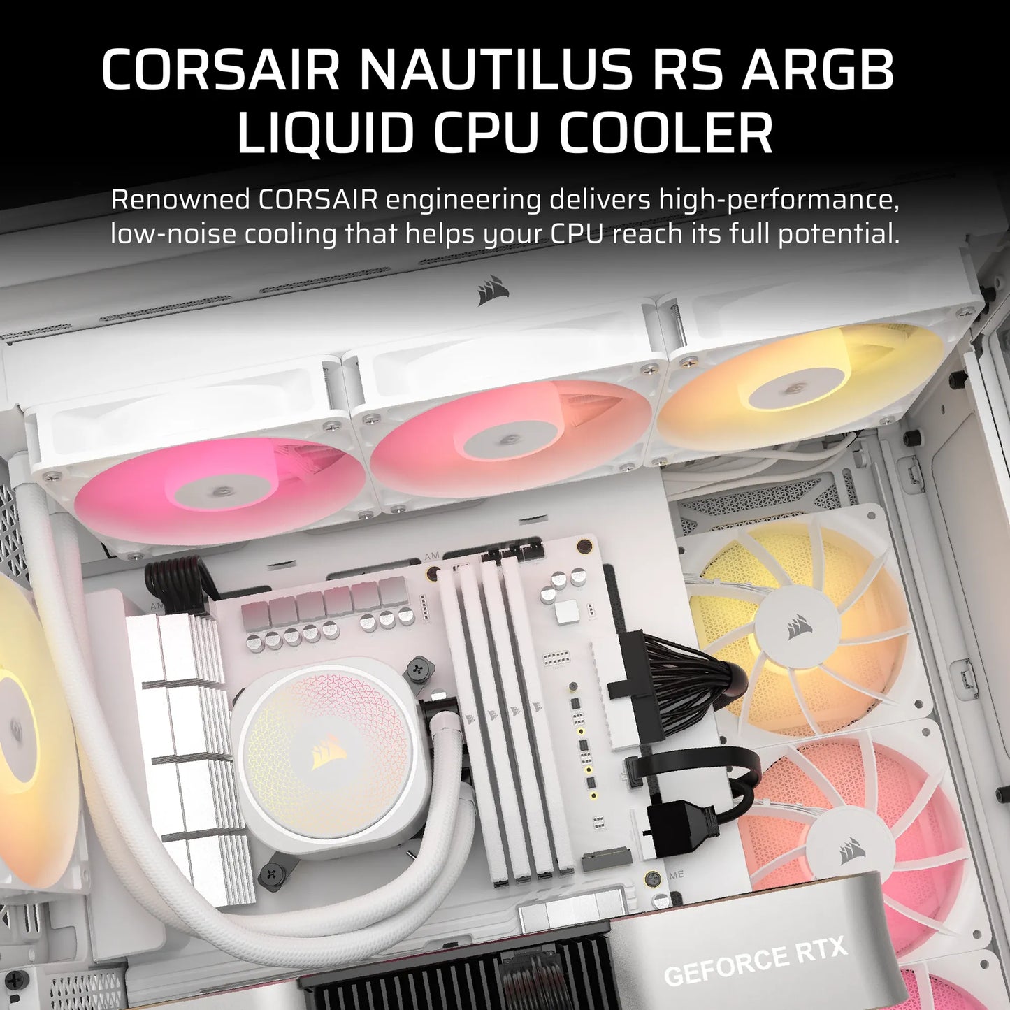 Corsair Nautilus 240 ARGB; 240MM Radiator; Liquid CPU Cooler;intel® Lga 1851/1700; AMD® AM5/AM4 image 2