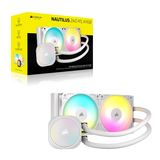 Corsair Nautilus 240 ARGB White; 240MM Radiator; Liquid CPU Cooler; INTEL® Lga 1851/1700; AMD® AM5/AM4 image 2
