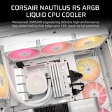 Corsair Nautilus 240 ARGB White; 240MM Radiator; Liquid CPU Cooler; INTEL® Lga 1851/1700; AMD® AM5/AM4 image 3