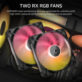 Corsair Icue Link Titan 280 Rx RGB Liquid CPU Cooler RX140 RGB Fans – Fits INTEL® Lga 1851/1700; AMD® AM5/AM4. image 3