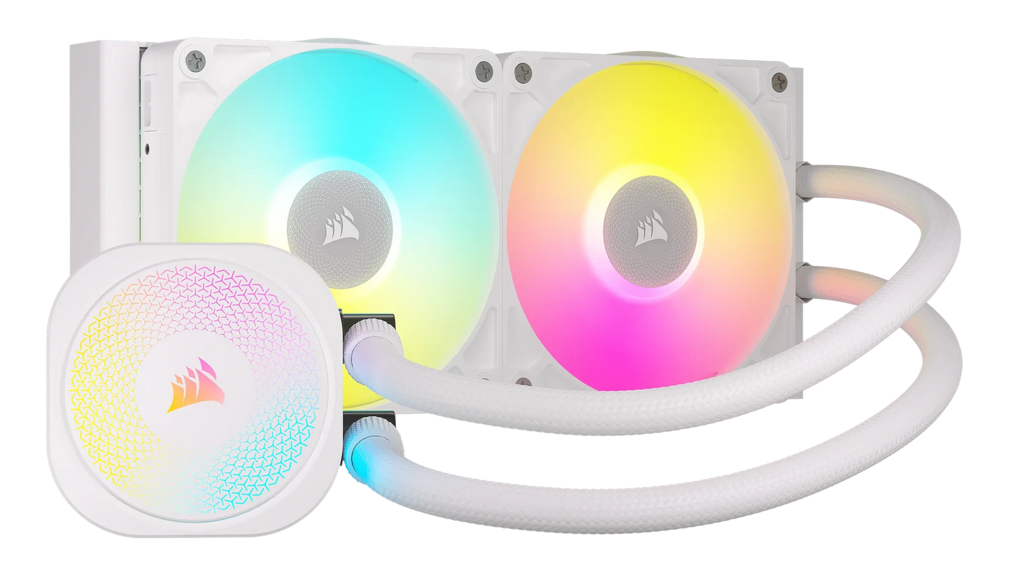 Corsair Icue Link Titan 240 Rx RGB Liquid CPU Cooler White – RX120 RGB Fans – Fits INTEL® Lga 1851/1700; AMD® AM5/AM4. image 3