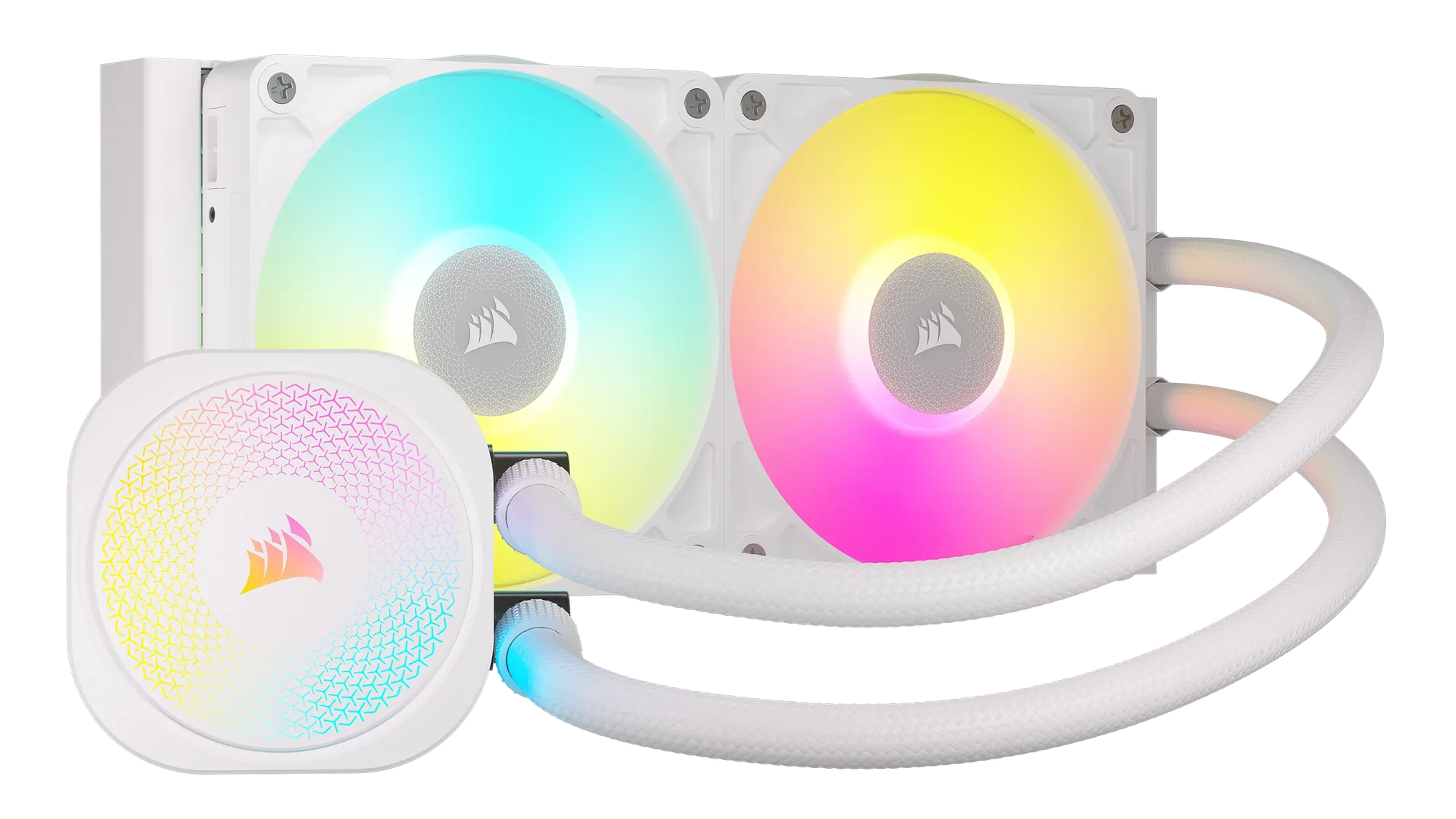Corsair Icue Link Titan 240 Rx RGB Liquid CPU Cooler White – RX120 RGB Fans – Fits INTEL® Lga 1851/1700; AMD® AM5/AM4. image 3