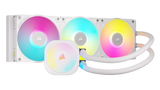 Corsair Icue Link Titan 360 Rx RGB Liquid CPU Cooler White _ RX120 RGB Fans _ Fits INTEL Lga 1851/1700; AMD® AM5/AM4.