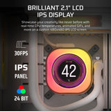 Corsair Icue Link Titan 360 Rx Lcd Liquid CPU Cooler White – RX120 RGB Fans – Fits INTEL® Lga 1851/1700; AMD® AM5/AM4.