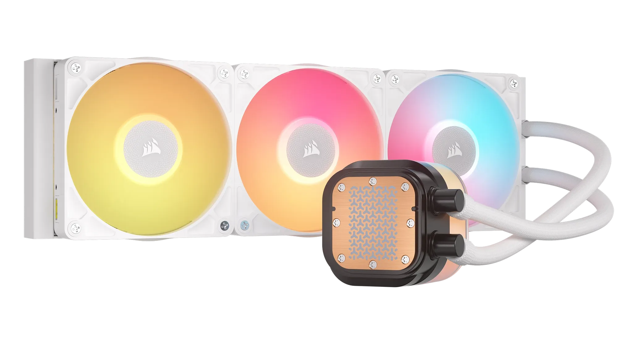 Corsair Icue Link Titan 360 Rx Lcd Liquid CPU Cooler White – RX120 RGB Fans – Fits INTEL® Lga 1851/1700; AMD® AM5/AM4. image 2
