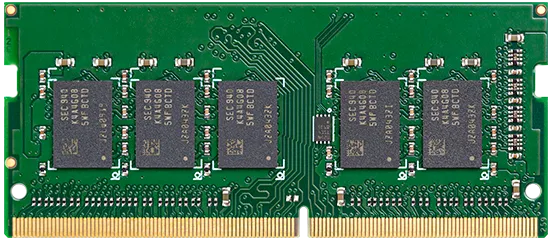 Synology 4GB DDR4 RAM Module (DDR4-2666 SO-DIMM) For: RS820RP+; RS820+; DS720+; DS420+; DS2419+; DS1819+; DVA3219; DS1618+