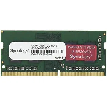 Synology 4GB DDR4 RAM Module (DDR4-2666 SO-DIMM) For: RS820RP+; RS820+; DS720+; DS420+; DS2419+; DS1819+; DVA3219; DS1618+ image 2