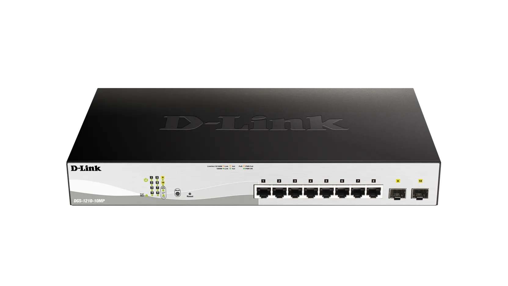 D-Link Consumer D-Link 8-PORTS 10/100/1000BASE-T POE Smart Switch Plus 2 Sfp Ports 130W POE Budget image 4