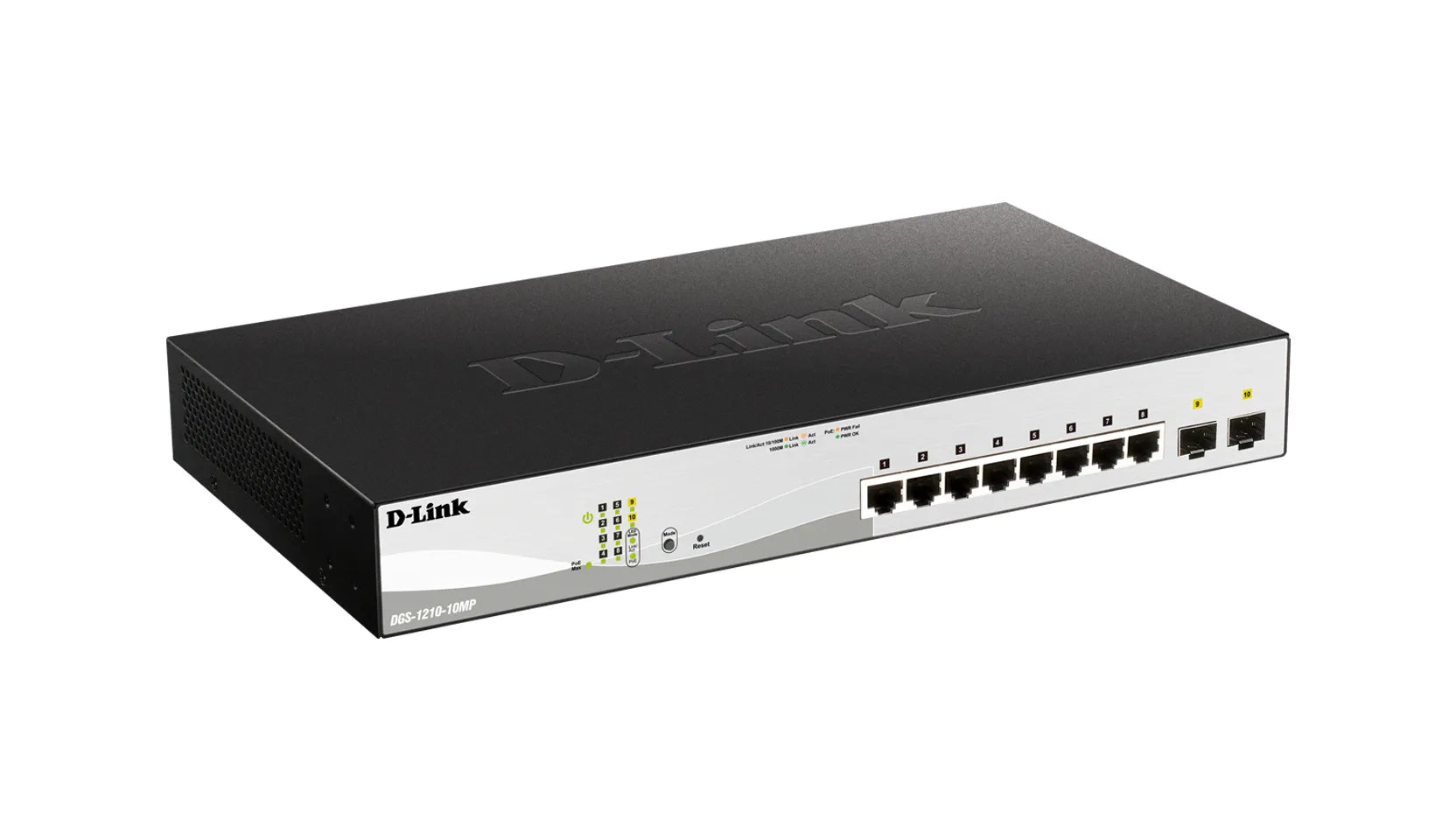 D-Link Consumer D-Link 8-PORTS 10/100/1000BASE-T POE Smart Switch Plus 2 Sfp Ports 130W POE Budget image 5