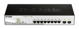 D-Link Consumer D-Link 8-PORTS 10/100/1000BASE-T POE Smart Switch Plus 2 Sfp Ports 78W POE Budget image 2
