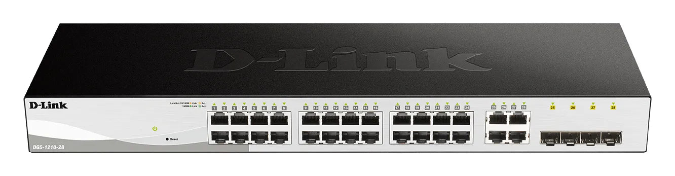 D-Link Consumer D-Link 28-PORT Gigabit Smart Managed Switch; 24 Port 10/100/1000BASE-T Ports + 4 Sfp Ports image 3