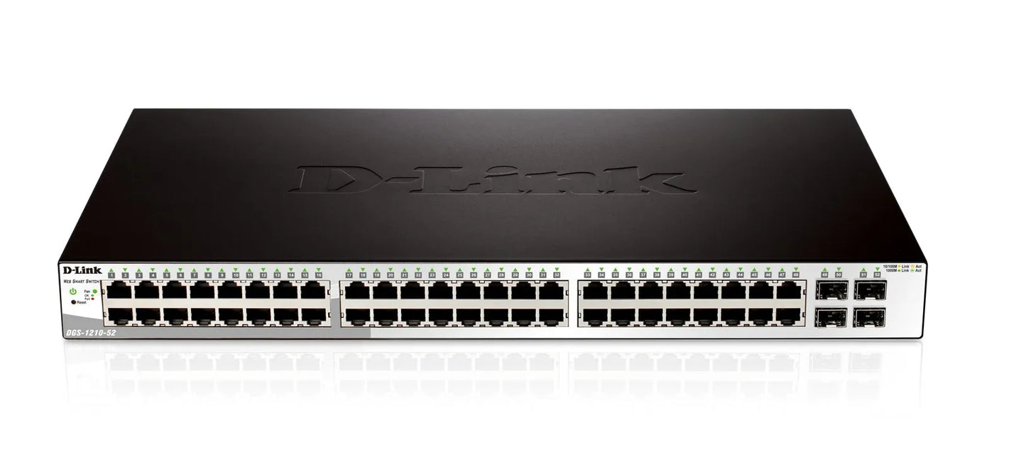D-Link Consumer D-Link 48-PORT 10/100/1000MBPS With 4 Combo Sfp Smart Switch. image 2