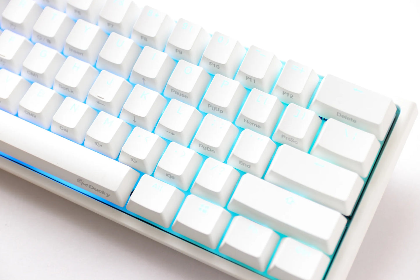 Rct PC Ducky Keyboard One 2 Pro 60% Mechanical Keyboard; RGB; Pbt Double Shot Keycaps White- Cherry Black . image 4