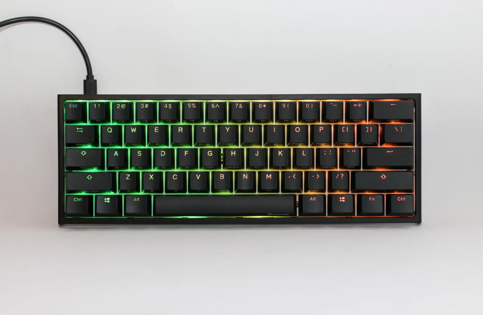 Rct PC Ducky Keyboard One 2 Pro 60% Mechanical Keyboard; RGB; Pbt Double Shot Keycaps Cherry Blue . image 2