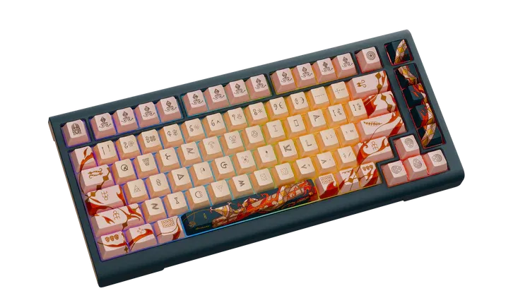 Rct PC Ducky Keyboard Year Of The Snake 75% Cherry Mx Red