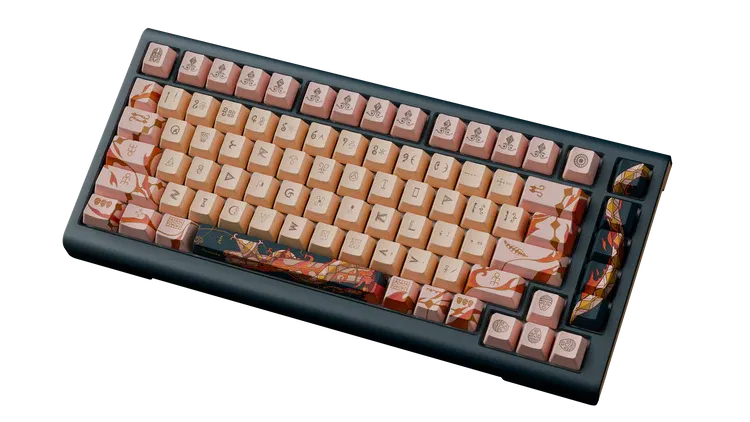 Rct PC Ducky Keyboard Year Of The Snake 75% Cherry Mx Red image 3