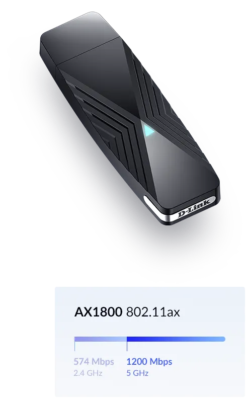 D-Link Consumer D-Link AX1800 WI-FI 6 USB Adapter image 5