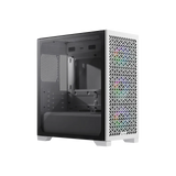 Cooler Master Case Masterbox 302 Mini-Tower; Tempered Glass Side Panel; Preinstalled 3 X 120MM Fans; 1 X 2.5'' Hdd; White