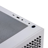 Cooler Master Case Masterbox 302 Mini-Tower; Tempered Glass Side Panel; Preinstalled 3 X 120MM Fans; 1 X 2.5'' Hdd; White image 2