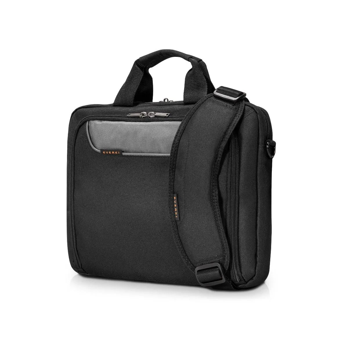 Everki Advance Briefcase | Fits Up To 16 Inch Laptops | Eco-Friendly | Trolley Handle Pass-Through
