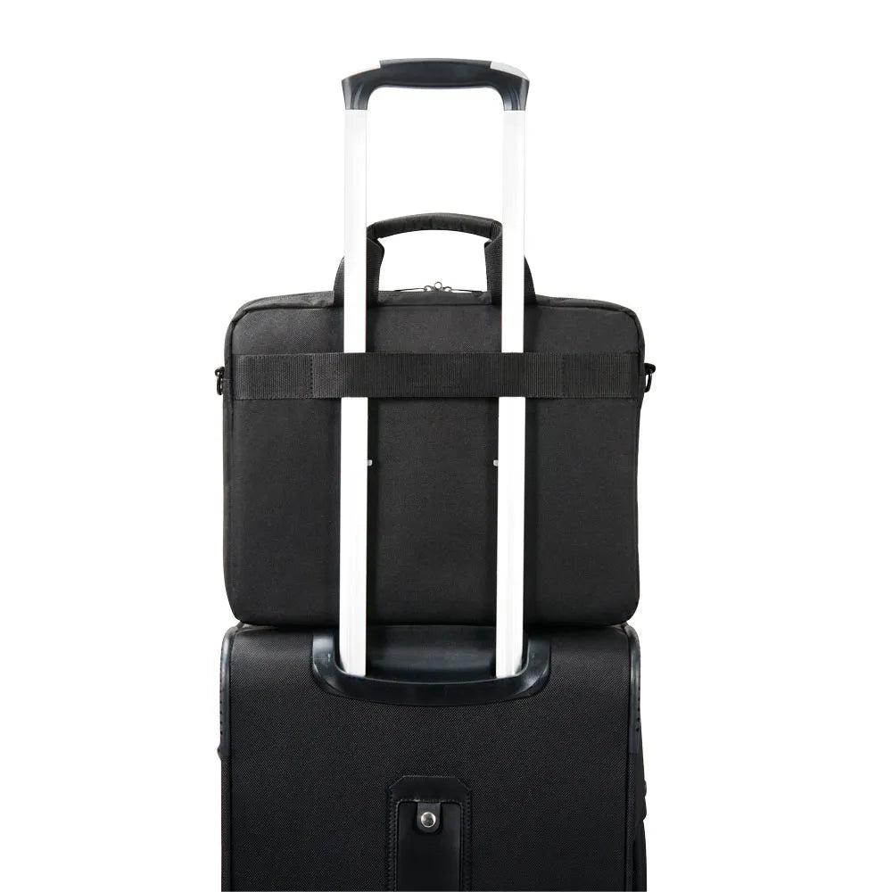 Everki Advance Briefcase | Fits Up To 14 Inch Laptops | Trolley Handle Pass-Through | Ergonomic Two-Way Shoulder Strap image 2