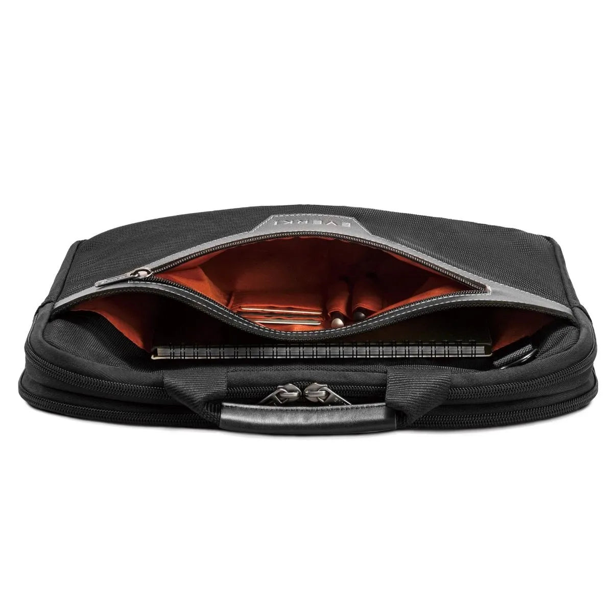 Everki Business Briefcase | Fits Up To 11.1 Inch Laptops | Leather Handles And Accents | Trolley Handle Pass-Through image 2