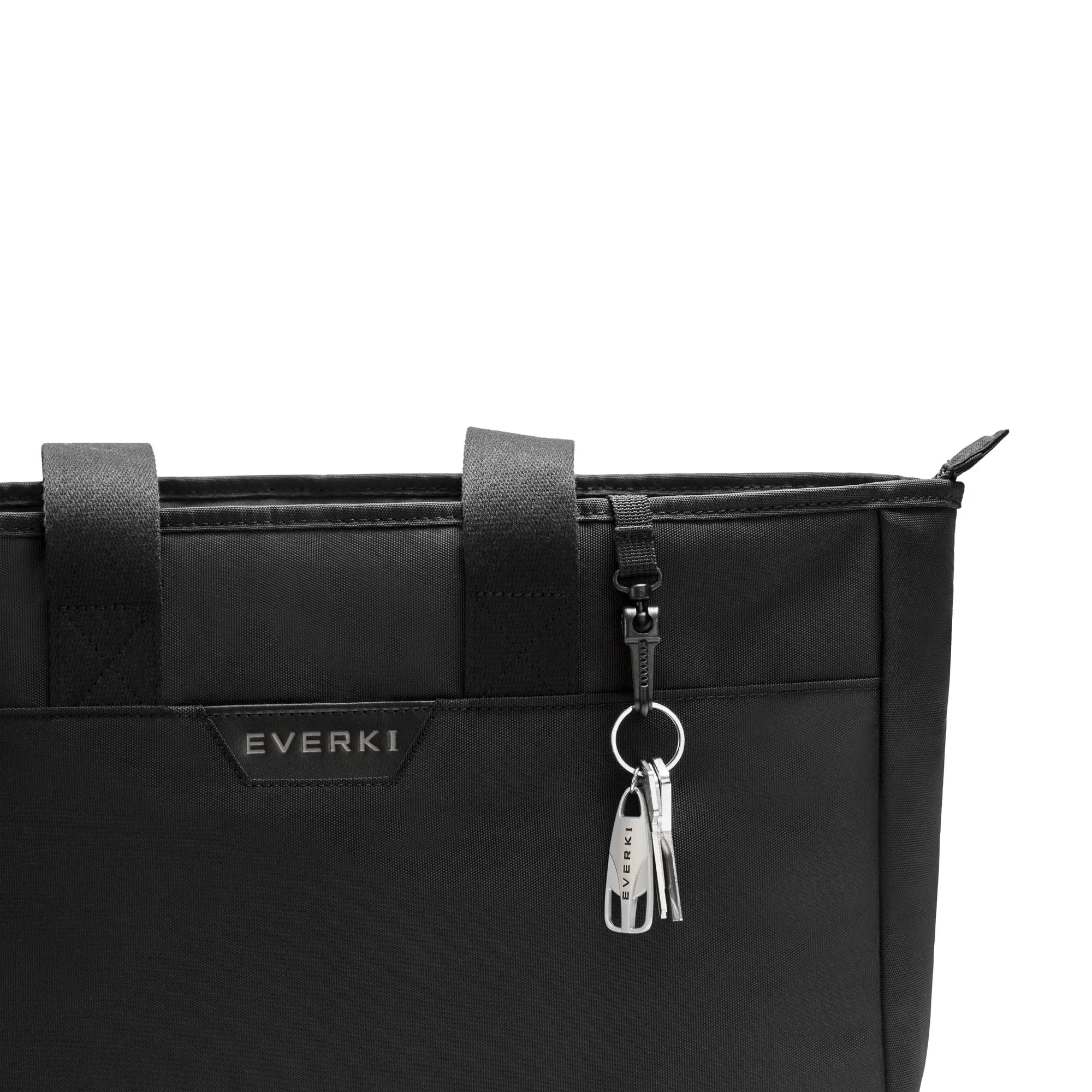 Everki Business Women's Tote | Fits Up To 15.6 Inch Laptops | Slim And Feminine | Back Zippered Pocket | Key Ring Hook