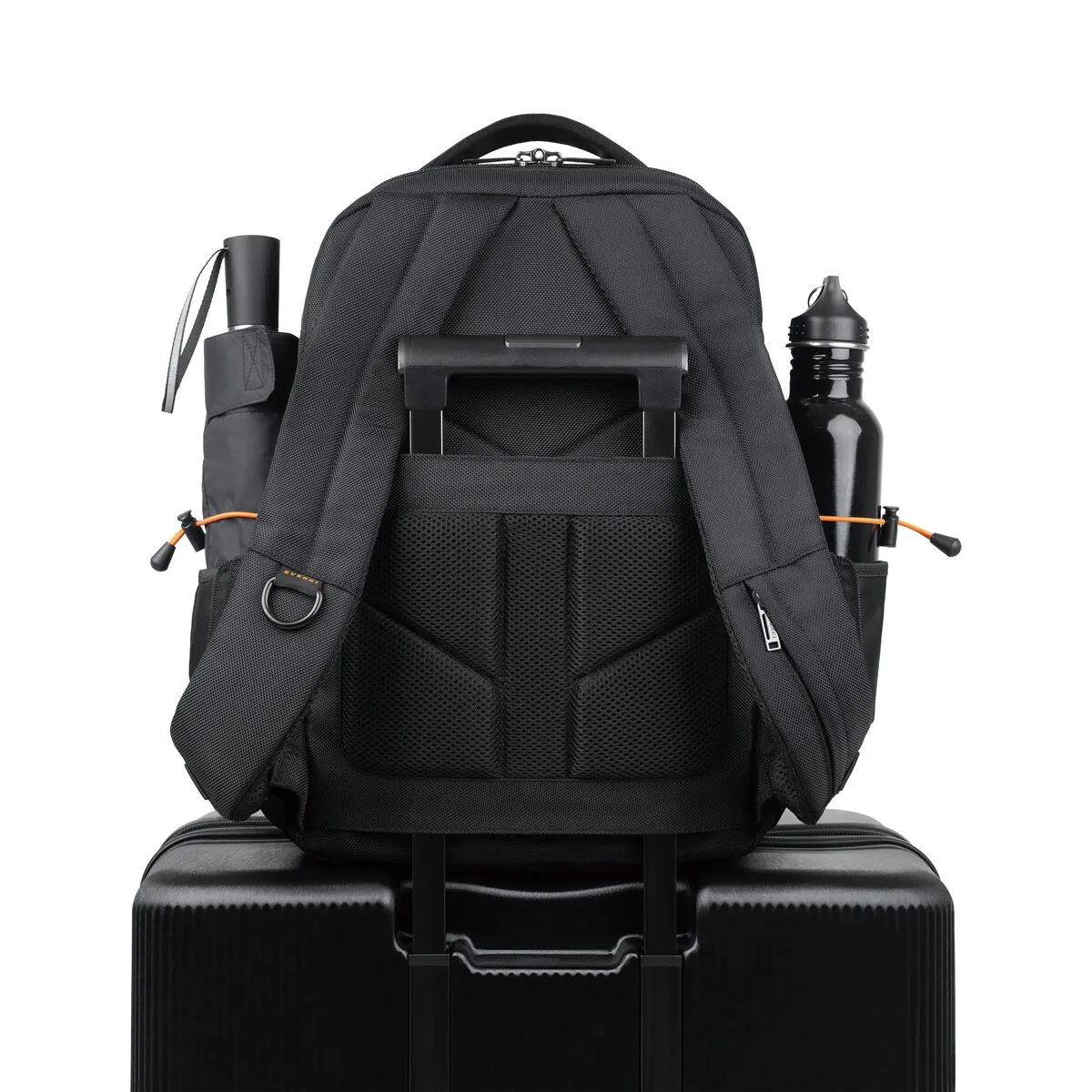 Everki Studio Backpack | Fits Up To 15 Inch Laptops | Eco-Friendly | Expandable Main Compartment | Trolley Handle Pass-Through