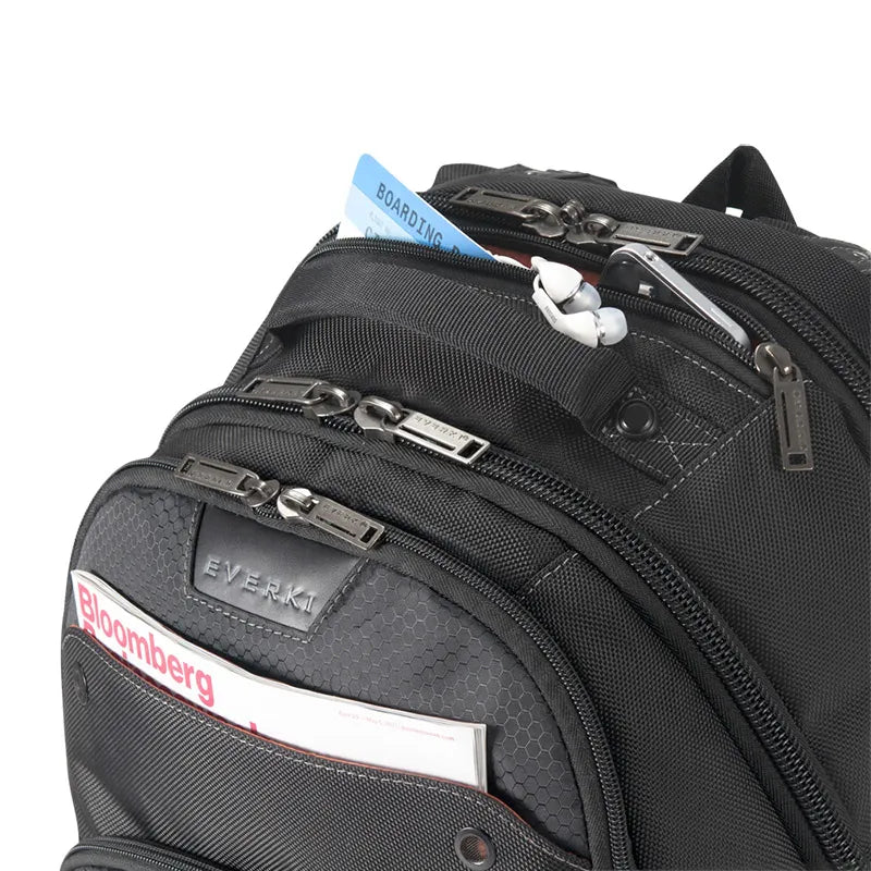 Everki Atlas Backpack | Fits Up To 17.3 Inch Laptops | Travel Friendly | Opens 180° |trolley Handle Pass-Through
