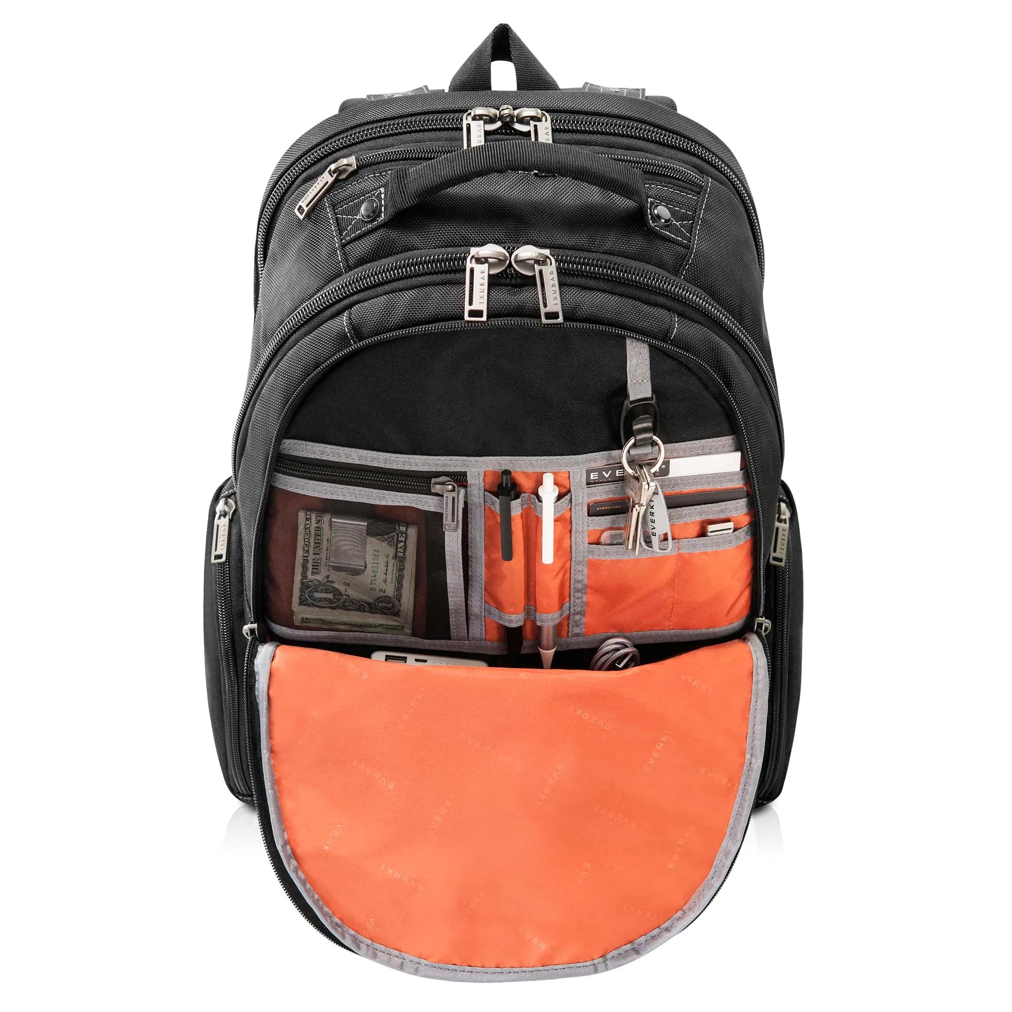 Everki Atlas Backpack | Fits Up To 15.6 Inch Laptops | Travel Friendly | Opens 180° | 5-POINT Balance Strap System image 3