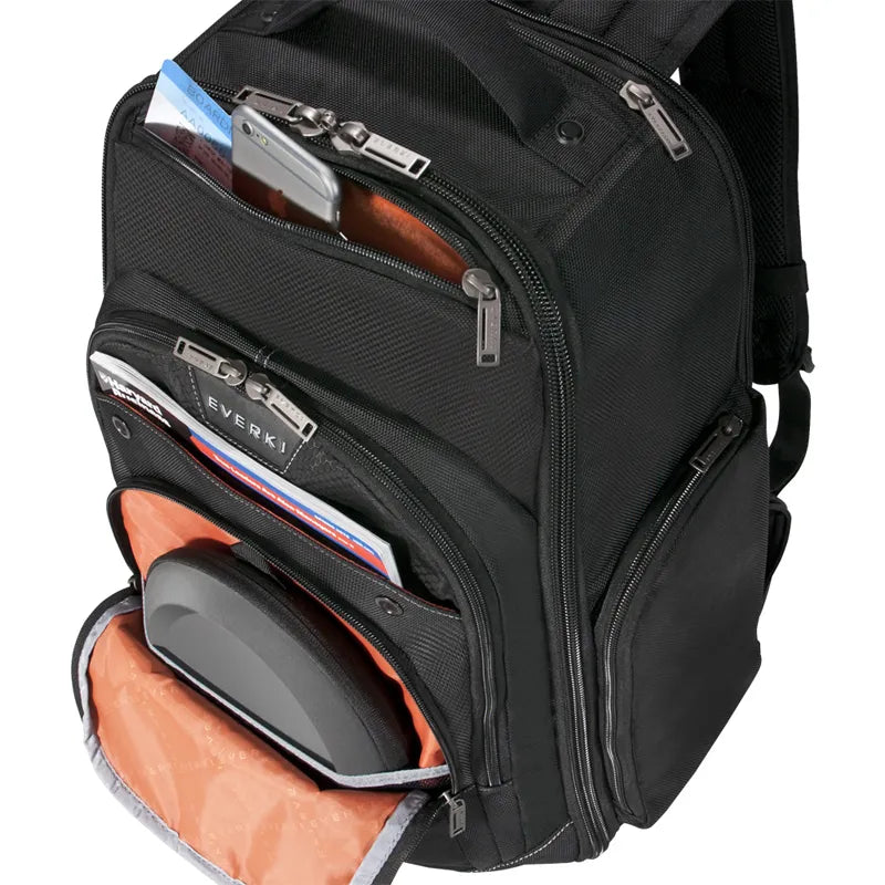 Everki Atlas Trolley Backpack | Fits Up To 17.3 Inch Laptops | Rfid-Safe Pocket | Spacious | Wheel Cover | Trolley Pass-Through image 2