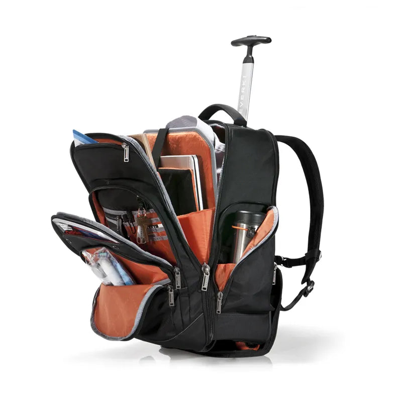 Everki Atlas Trolley Backpack | Fits Up To 17.3 Inch Laptops | Rfid-Safe Pocket | Spacious | Wheel Cover | Trolley Pass-Through image 5