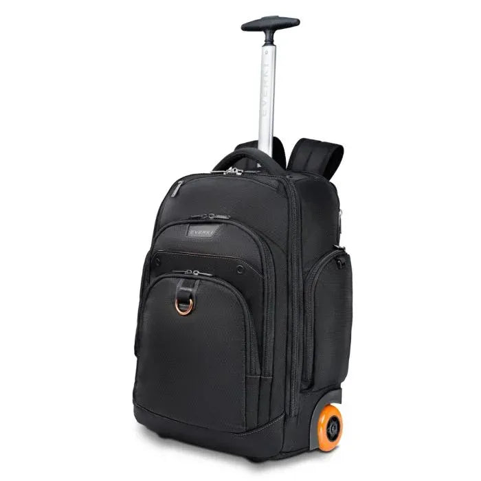 Everki Atlas 2 Trolley Backpack | Fits Up To 17.3 Inch Laptops | Eco-Friendly | Rfid-Safe Pocket | Spacious | Wheel Cover