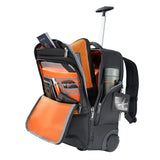 Everki Trolley Backpack | Fits Up To 15.6 Laptops | Hidden Padded Shoulder Straps | Eco-Friendly | Spacious | Wheel Cover image 3