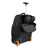 Everki Trolley Backpack | Fits Up To 15.6 Laptops | Hidden Padded Shoulder Straps | Eco-Friendly | Spacious | Wheel Cover image 5